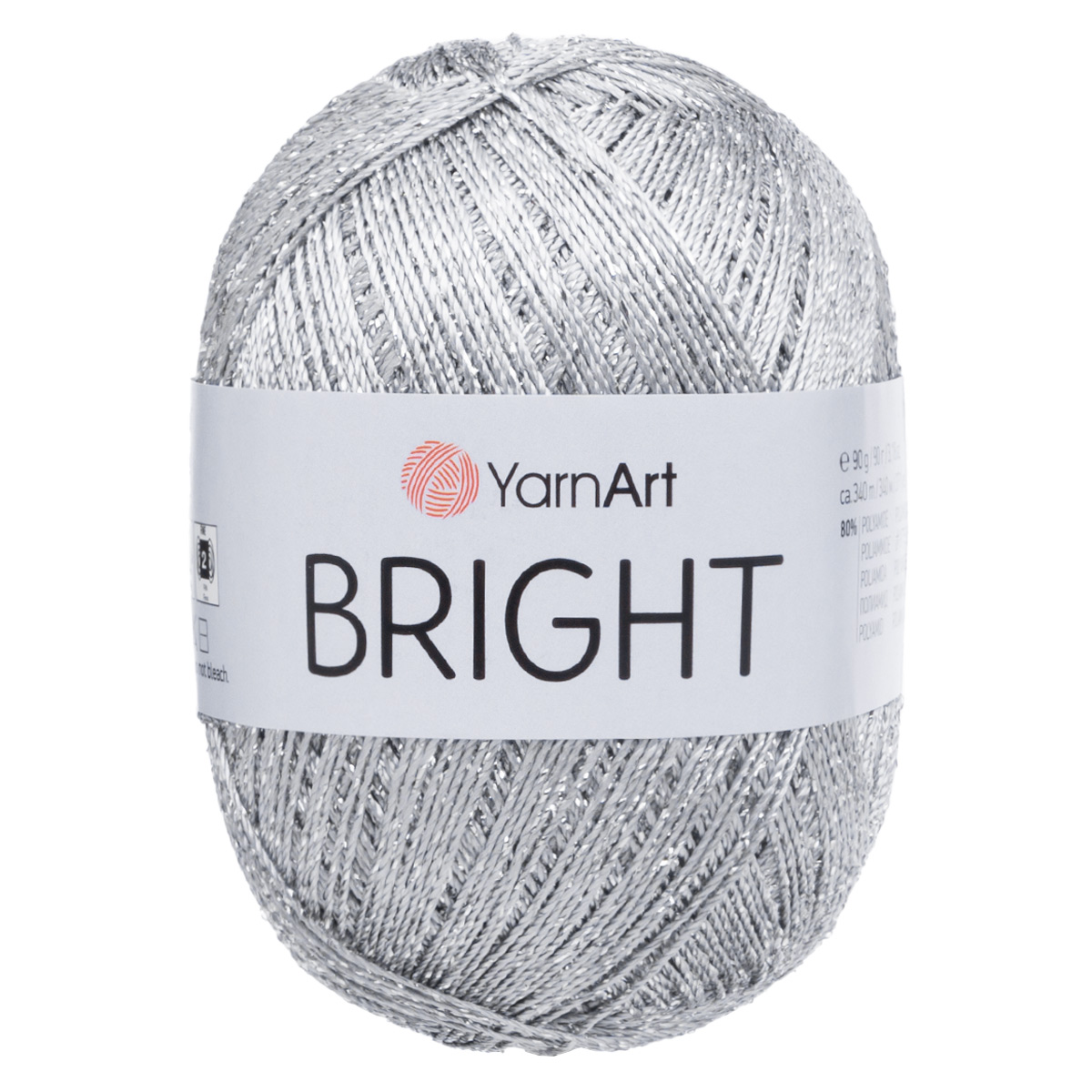 Пряжа для вязания YarnArt Bright, 90г, 340м (полиамид, металлик) (темно-серый), 6 мотков
Пряжа для вязания YarnArt Bright, 90г, 340м (полиамид, металлик) (темно-серый), 6 мотков