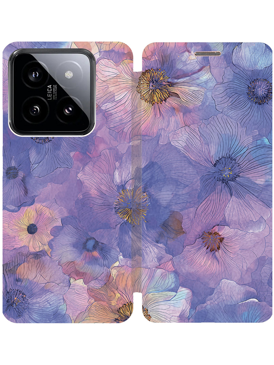 Чехол-книжка на Xiaomi 14 Pro с принтом "Фиолетовые маки" золотой, Золотистый;фиолетовый, 777771023
Чехол-книжка на Xiaomi 14 Pro с принтом "Фиолетовые маки" золотой, Золотистый;фиолетовый, 777771023