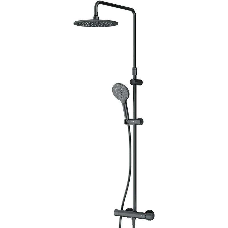 Am.Pm "Like" Душевая система F0780422 термостат для душа, верх.душ 220мм, ручной душ 120мм, Like 
Am.Pm "Like" Душевая система F0780422 термостат для душа, верх.душ 220мм, ручной душ 120мм, Like