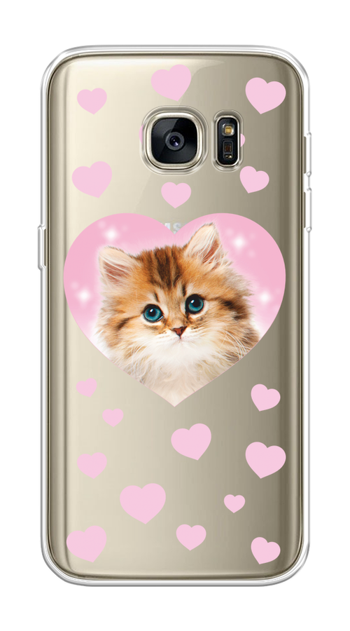 Чехол на Samsung Galaxy S7 "Котенок в сердце", Розовый;оранжевый;белый;прозрачный, 24550-1
Чехол на Samsung Galaxy S7 "Котенок в сердце", Розовый;оранжевый;белый;прозрачный, 24550-1