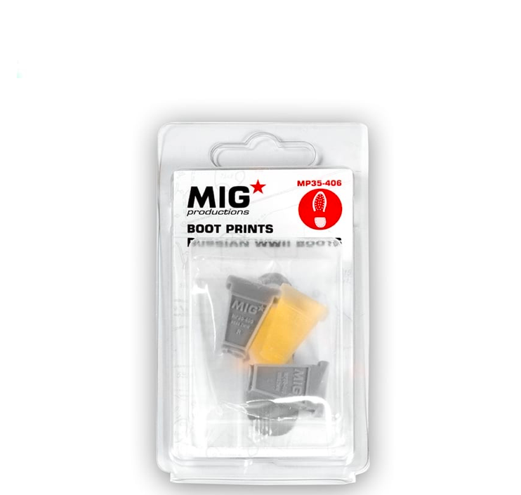 MP35-406 аксессуары для моделей из пластика BOOT PRINTS Russian WWII Boots, 8435568304949
MP35-406 аксессуары для моделей из пластика BOOT PRINTS Russian WWII Boots, 8435568304949