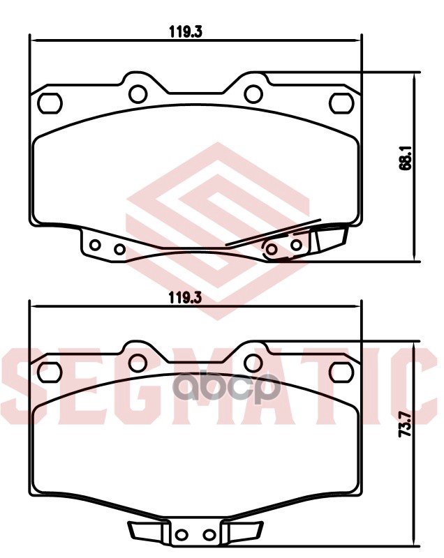 Колодка Торм Диск Пер Toyota Hilux Euro 2.4L 90-91/ Land Cruiser Prado 88-02/ 4Runner 89-9
Колодка Торм Диск Пер Toyota Hilux Euro 2.4L 90-91/ Land Cruiser Prado 88-02/ 4Runner 89-9