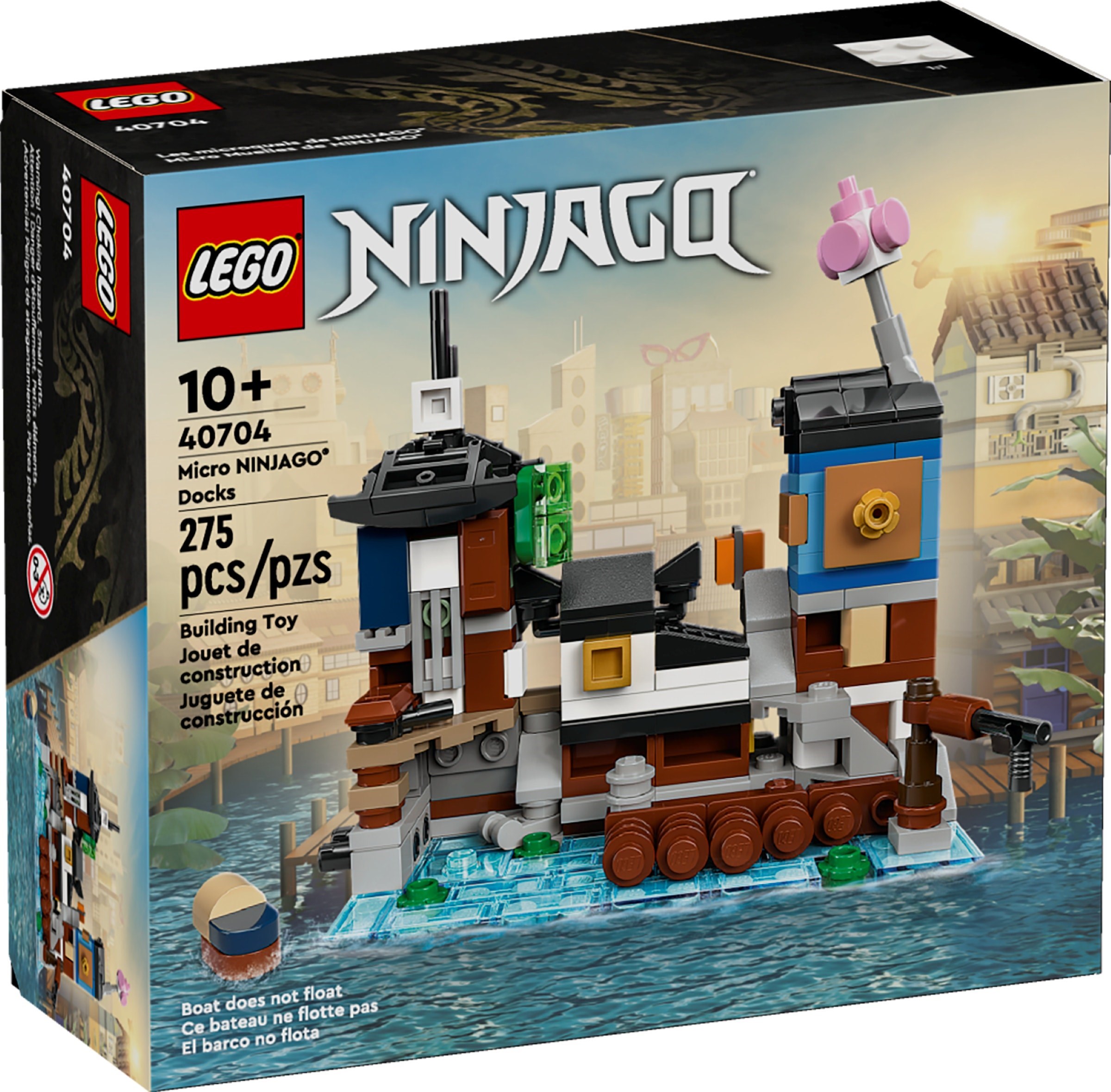 Конструктор Lego 40704 NinjaGo Микро причал Ниндзяго Сити 275 деталей, Микро причал Ниндзяго Сити
Конструктор Lego 40704 NinjaGo Микро причал Ниндзяго Сити 275 деталей, Микро причал Ниндзяго Сити