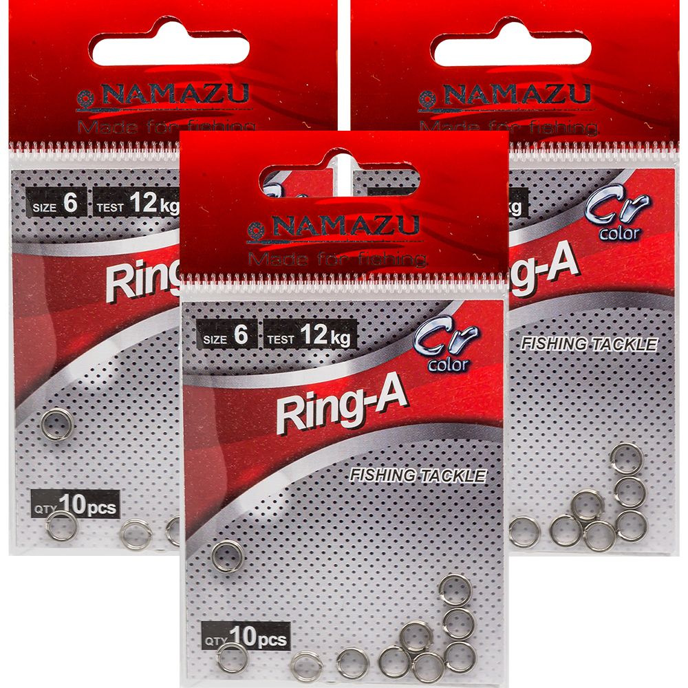 Заводное кольцо Namazu RING-A, N-FT-RA6, 6.3 mm, 12 кг, (30 шт / 3 уп.), Серебристый, Кольца намазУ new
Заводное кольцо Namazu RING-A, N-FT-RA6, 6.3 mm, 12 кг, (30 шт / 3 уп.), Серебристый, Кольца намазУ new