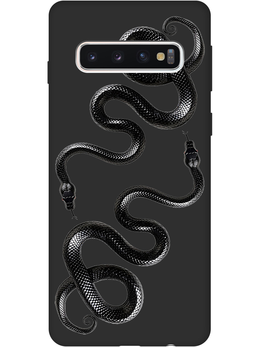 Силиконовый чехол на Samsung Galaxy S10 с принтом "Черные мамбы" матовый черный, 720461313
Силиконовый чехол на Samsung Galaxy S10 с принтом "Черные мамбы" матовый черный, 720461313