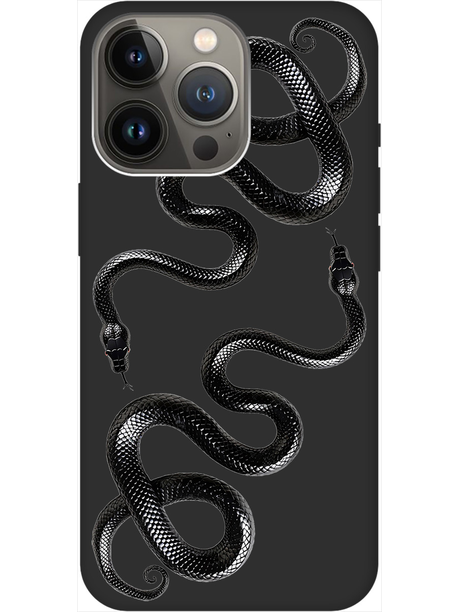 Силиконовый чехол на Apple iPhone 14 Pro Max с принтом "Черные мамбы" матовый черный, 745400813
Силиконовый чехол на Apple iPhone 14 Pro Max с принтом "Черные мамбы" матовый черный, 745400813