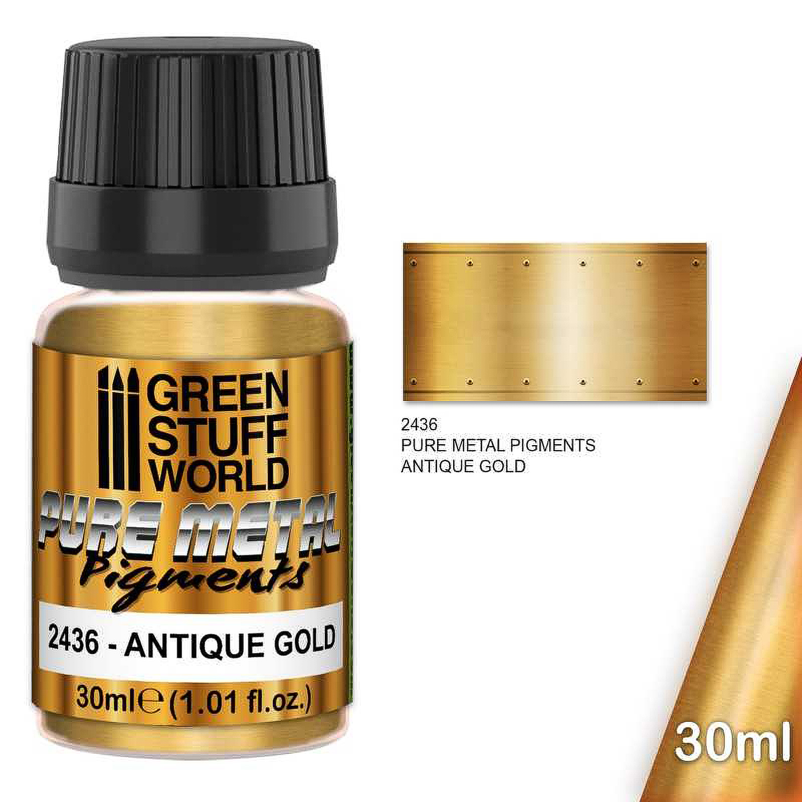 Пигмент порошковый Green Stuff World Pure Metal Pigments Antique Gold 30 мл, Pure Metal Pigments
Пигмент порошковый Green Stuff World Pure Metal Pigments Antique Gold 30 мл, Pure Metal Pigments