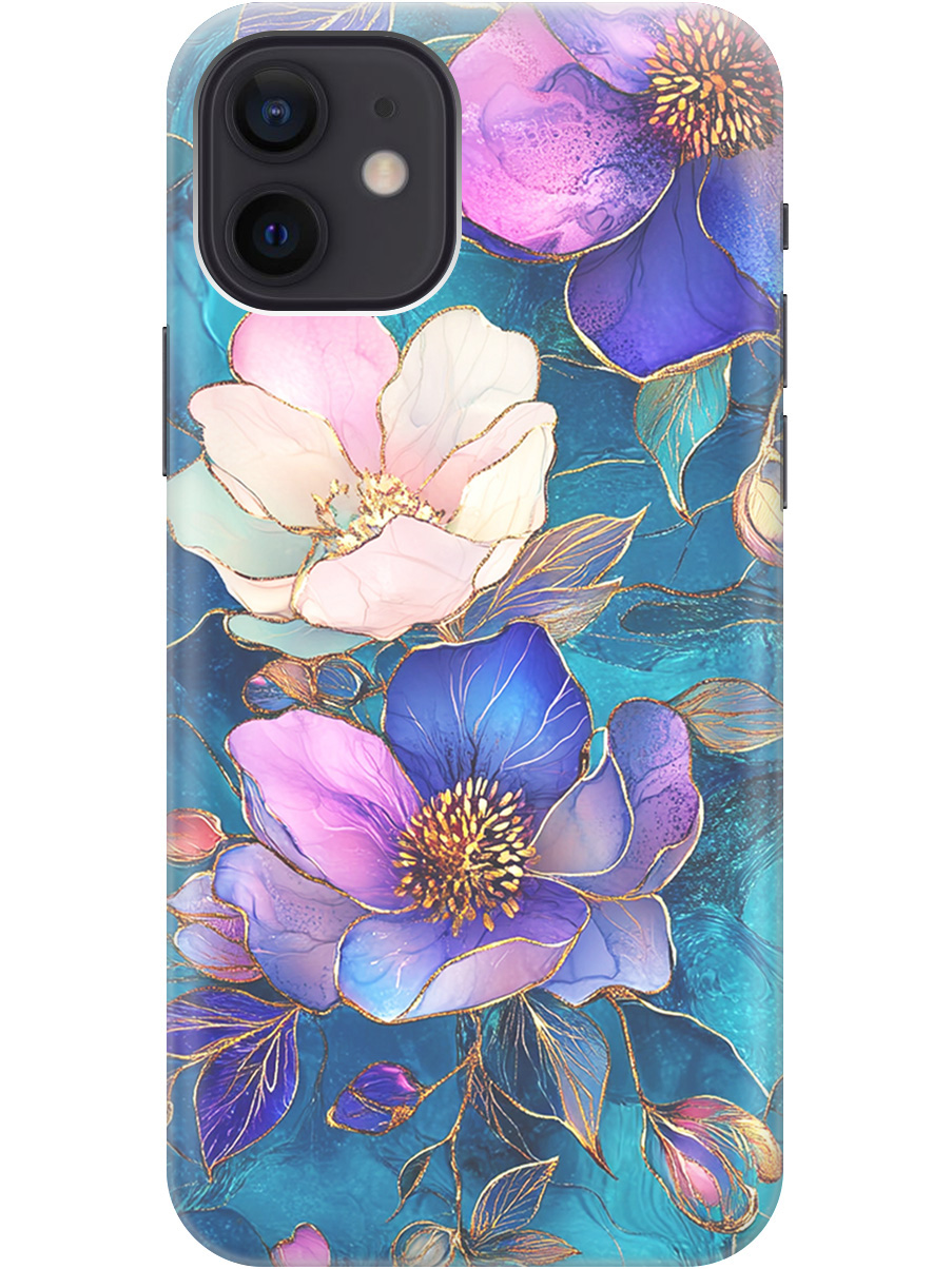 Силиконовый чехол на Apple iPhone 12 / 12 Pro с принтом "Фиолетовые цветы и листья", Прозрачный;белый;синий, 723374123
Силиконовый чехол на Apple iPhone 12 / 12 Pro с принтом "Фиолетовые цветы и листья", Прозрачный;белый;синий, 723374123