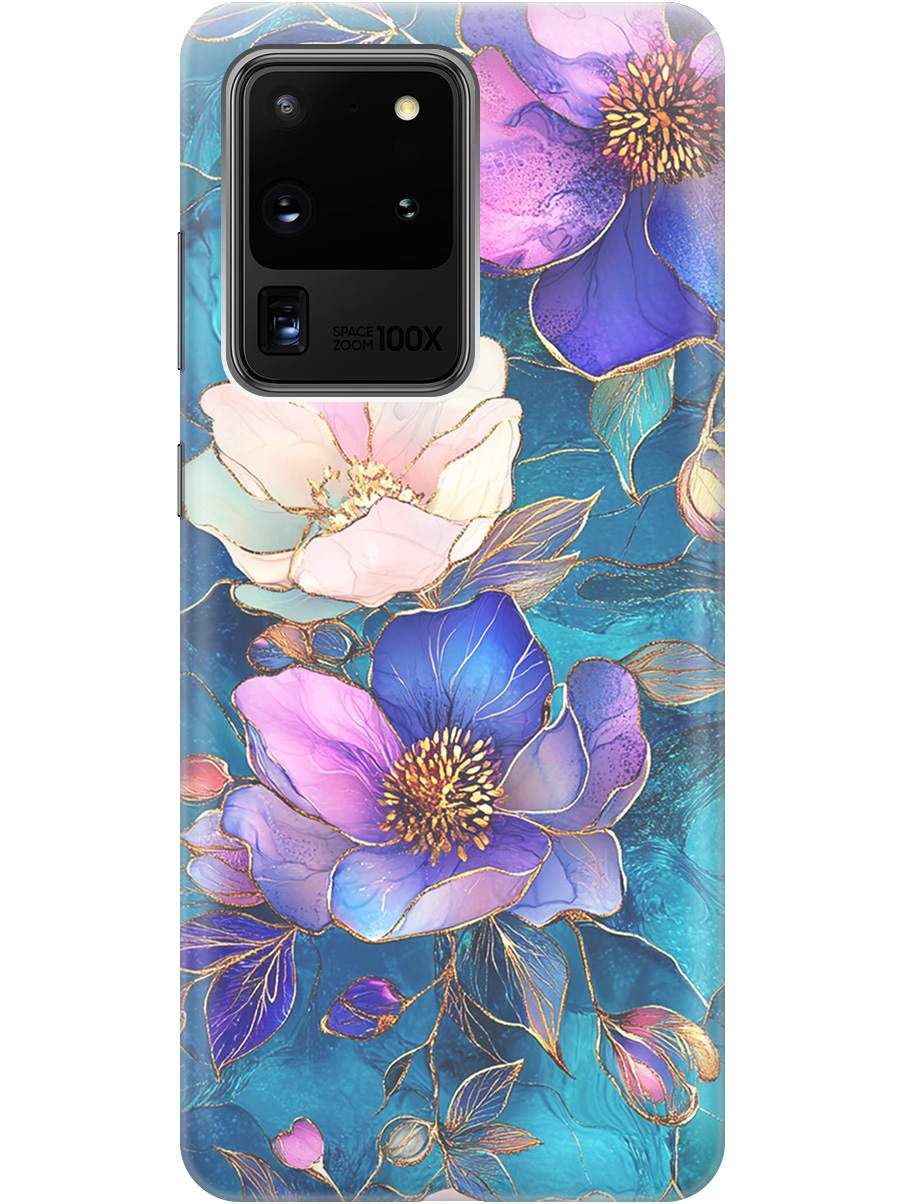 Силиконовый чехол на Samsung Galaxy S20 Ultra с принтом "Фиолетовые цветы и листья", Прозрачный;белый;синий, 722628623
Силиконовый чехол на Samsung Galaxy S20 Ultra с принтом "Фиолетовые цветы и листья", Прозрачный;белый;синий, 722628623