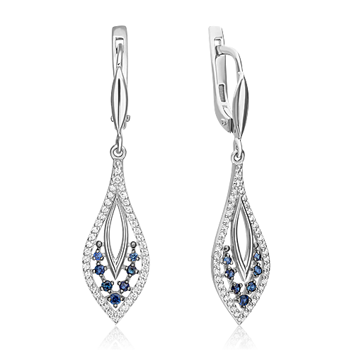 Серьги из белого золота с сапфиром/бриллиантом PLATINA jewelry 02-0951-00-105-1120-30, 02-0951-00-105-1120-30
Серьги из белого золота с сапфиром/бриллиантом PLATINA jewelry 02-0951-00-105-1120-30, 02-0951-00-105-1120-30