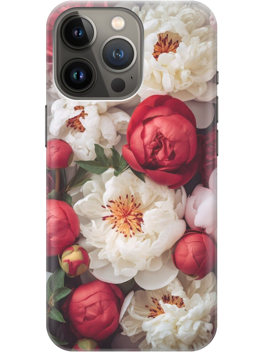 Силиконовый чехол на Apple iPhone 14 Pro Max с рисунком "Красно-белые пионы", Белый;красный, 20000371
Силиконовый чехол на Apple iPhone 14 Pro Max с рисунком "Красно-белые пионы", Белый;красный, 20000371