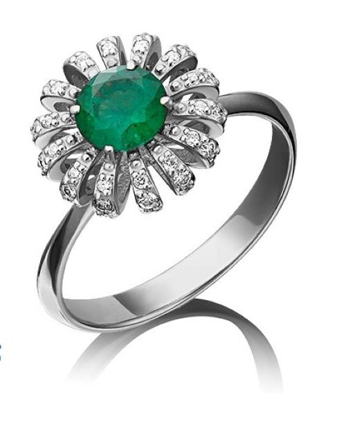 Кольцо из золота р. 17 PLATINA jewelry 01-1346-00-106-1120-30, изумруд\бриллиант, 01-1346-00-106-1120-30
Кольцо из золота р. 17 PLATINA jewelry 01-1346-00-106-1120-30, изумруд\бриллиант, 01-1346-00-106-1120-30