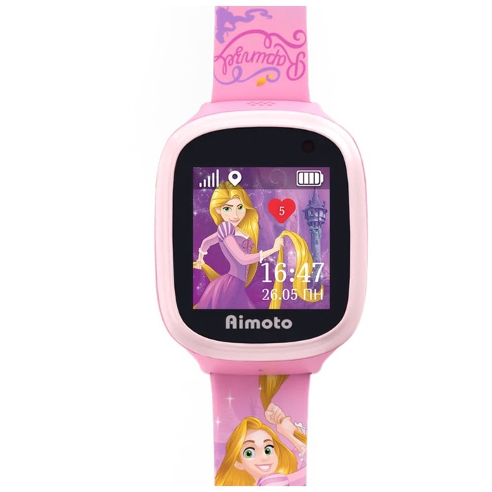 Детские смарт-часы Aimoto Disney Рапунцель, 1.44, GPS, камера,SOS, местоположение, звонок
Детские смарт-часы Aimoto Disney Рапунцель, 1.44, GPS, камера,SOS, местоположение, звонок