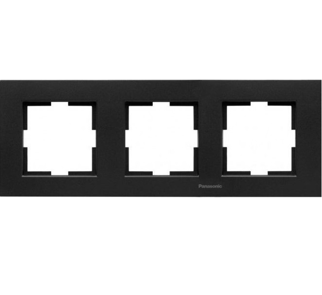 Рамка Panasonic Karre Plus (WKTF08033CB-RU) 3x гориз.мон. камень черный кварц (упак.:1шт)
Рамка Panasonic Karre Plus (WKTF08033CB-RU) 3x гориз.мон. камень черный кварц (упак.:1шт)