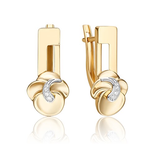 Серьги из комбинированного золота с бриллиантом PLATINA jewelry 02-5020-00-101-1121, 02-5020-00-101-1121
Серьги из комбинированного золота с бриллиантом PLATINA jewelry 02-5020-00-101-1121, 02-5020-00-101-1121