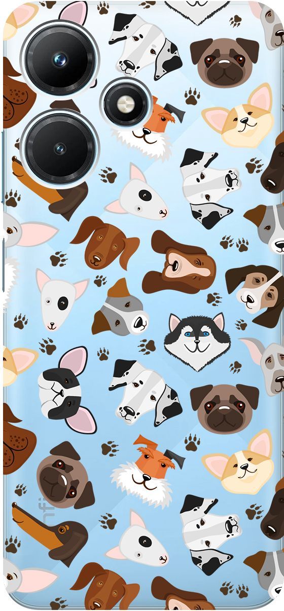 Чехол на Infinix Hot 30i "Dogs Pattern" прозрачный, Прозрачный;коричневый, 159411
Чехол на Infinix Hot 30i "Dogs Pattern" прозрачный, Прозрачный;коричневый, 159411