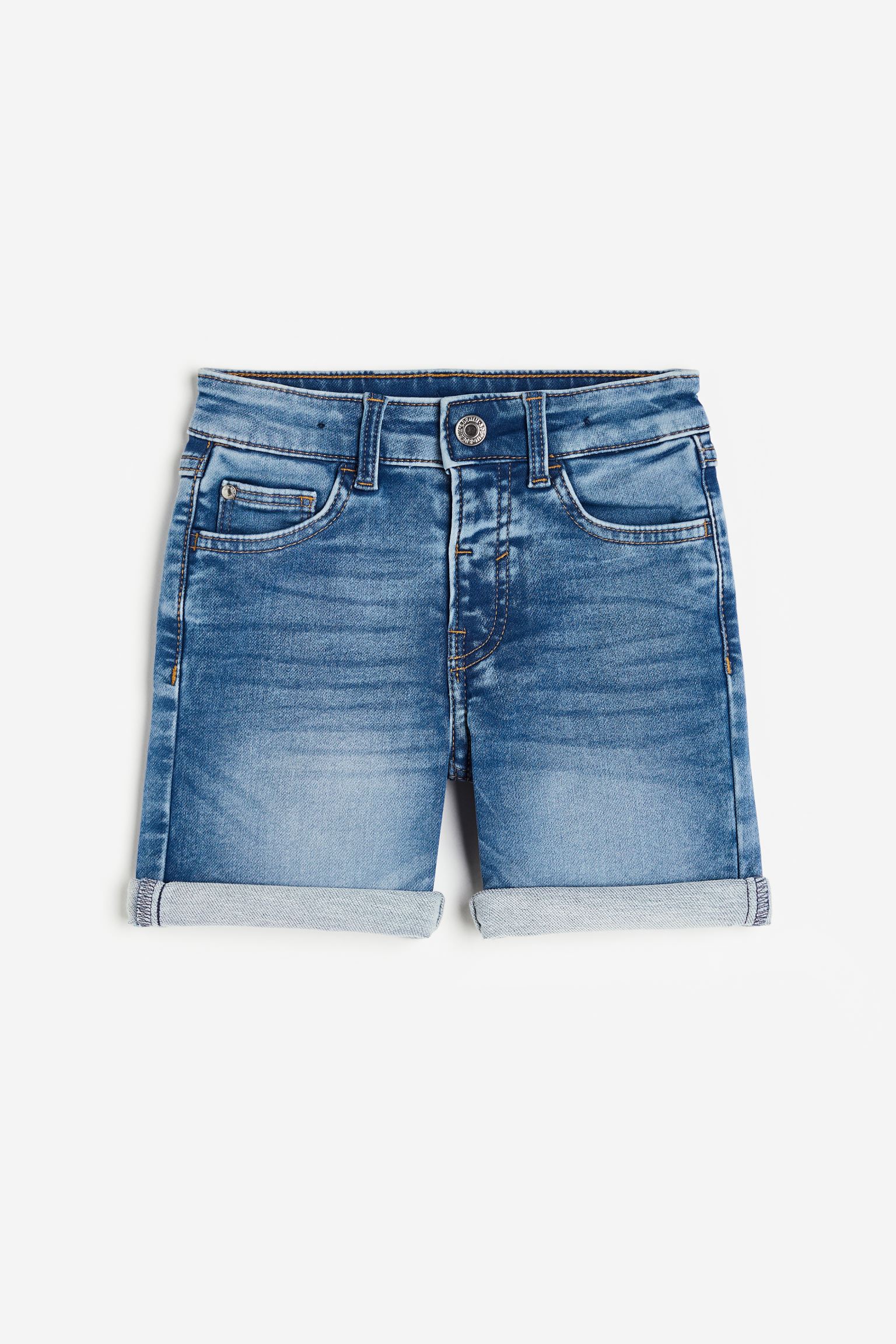 Суперэластичные джинсовые шорты H&M 140 джинсовый синий (доставка из-за рубежа), 1135228
Суперэластичные джинсовые шорты H&M 140 джинсовый синий (доставка из-за рубежа), 1135228