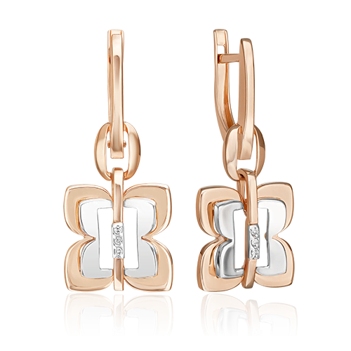 Серьги из комбинированного золота с бриллиантом PLATINA jewelry 02-5010-00-101-1111, 02-5010-00-101-1111
Серьги из комбинированного золота с бриллиантом PLATINA jewelry 02-5010-00-101-1111, 02-5010-00-101-1111