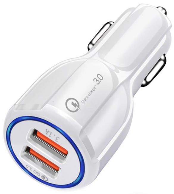 Автомобильная зарядка GSMIN A23 быстрая зарядка Quick Charge 3.0 2xUSB (30W, 6A) (Белый)
Автомобильная зарядка GSMIN A23 быстрая зарядка Quick Charge 3.0 2xUSB (30W, 6A) (Белый)