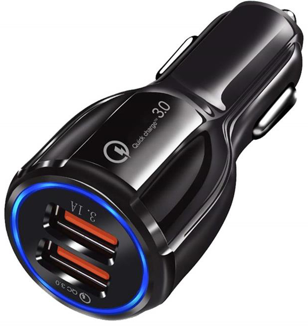 Автомобильная зарядка GSMIN A23 быстрая зарядка Quick Charge 3.0 2xUSB (30W, 6A) (Черный), Автомобильная зарядка GSMIN A23 быстрая зарядка Quick Charge 3.0 2xUSB (30W, 6A) (Белый)
Автомобильная зарядка GSMIN A23 быстрая зарядка Quick Charge 3.0 2xUSB (30W, 6A) (Черный), Автомобильная зарядка GSMIN A23 быстрая зарядка Quick Charge 3.0 2xUSB (30W, 6A) (Белый)