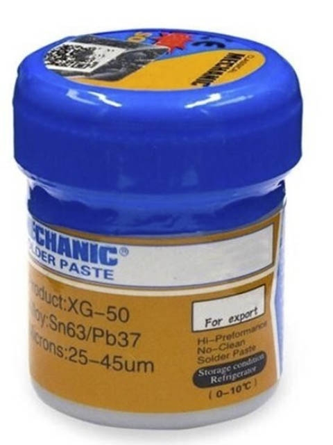 Паяльная паста Mechanic 30g XG-50
Паяльная паста Mechanic 30g XG-50