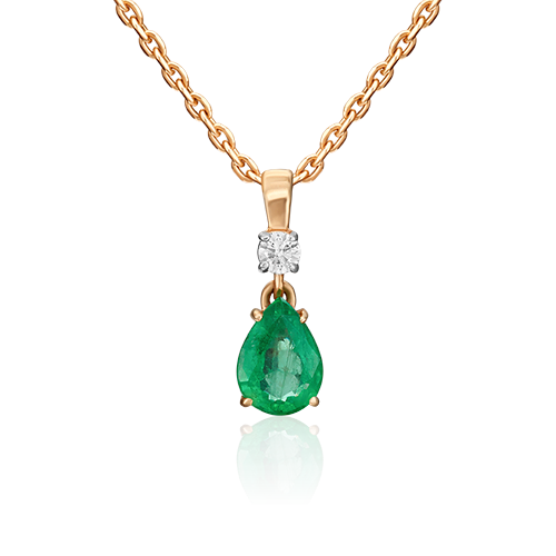 Подвеска из красного золота с изумрудом/бриллиантом PLATINA jewelry 03-0064-00-106-1110-30, 03-0064-00-106-1110-30
Подвеска из красного золота с изумрудом/бриллиантом PLATINA jewelry 03-0064-00-106-1110-30, 03-0064-00-106-1110-30
