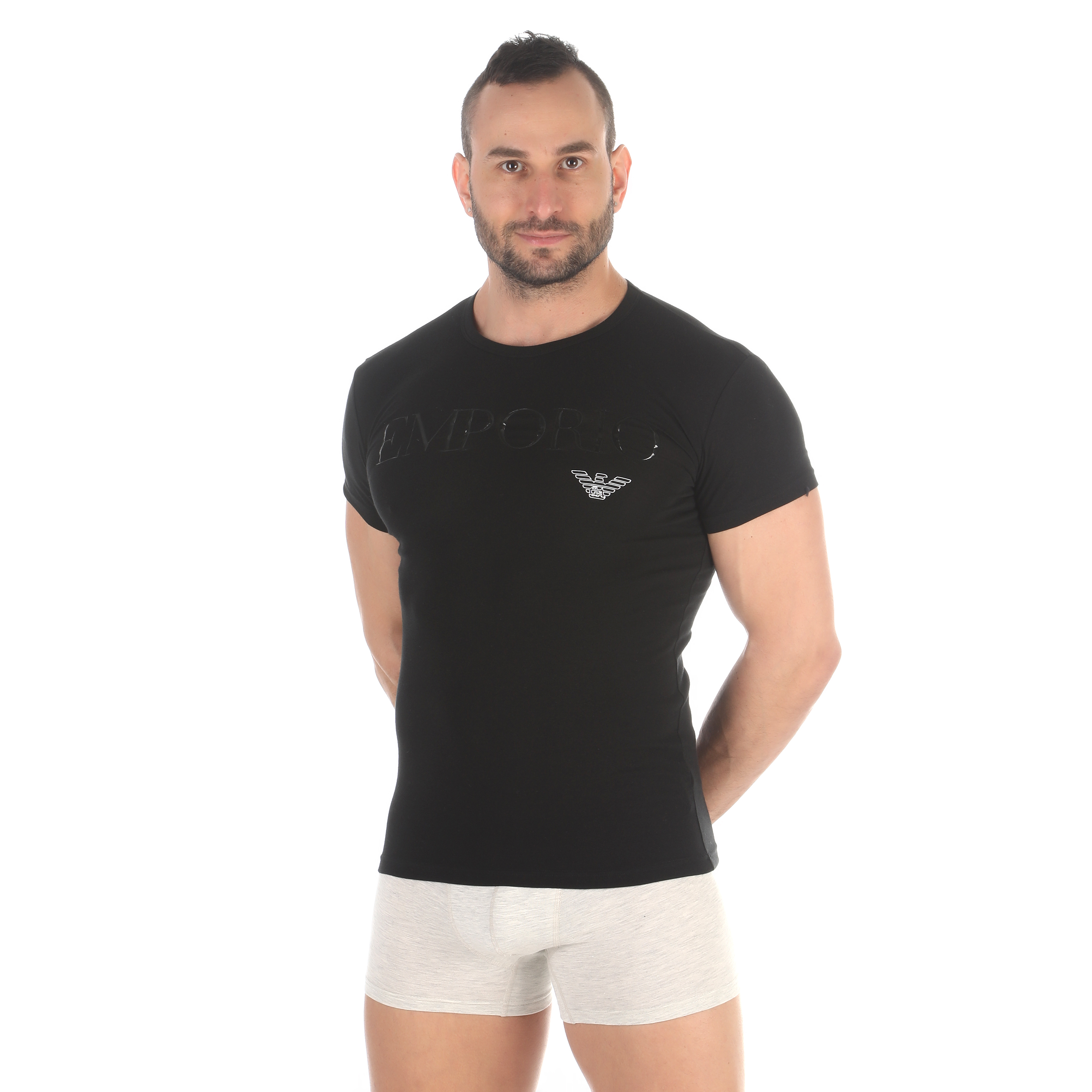 Футболка мужская Emporio Armani 111035_CC716 черная 48 RU, Черный, 111035_CC716
Футболка мужская Emporio Armani 111035_CC716 черная 48 RU, Черный, 111035_CC716
