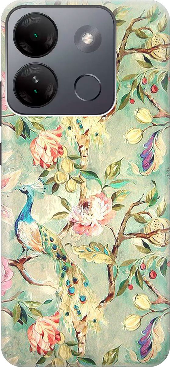 Чехол на Infinix Smart 7 HD "Винтажный цветочный паттерн", Зеленый;розовый, 159430
Чехол на Infinix Smart 7 HD "Винтажный цветочный паттерн", Зеленый;розовый, 159430