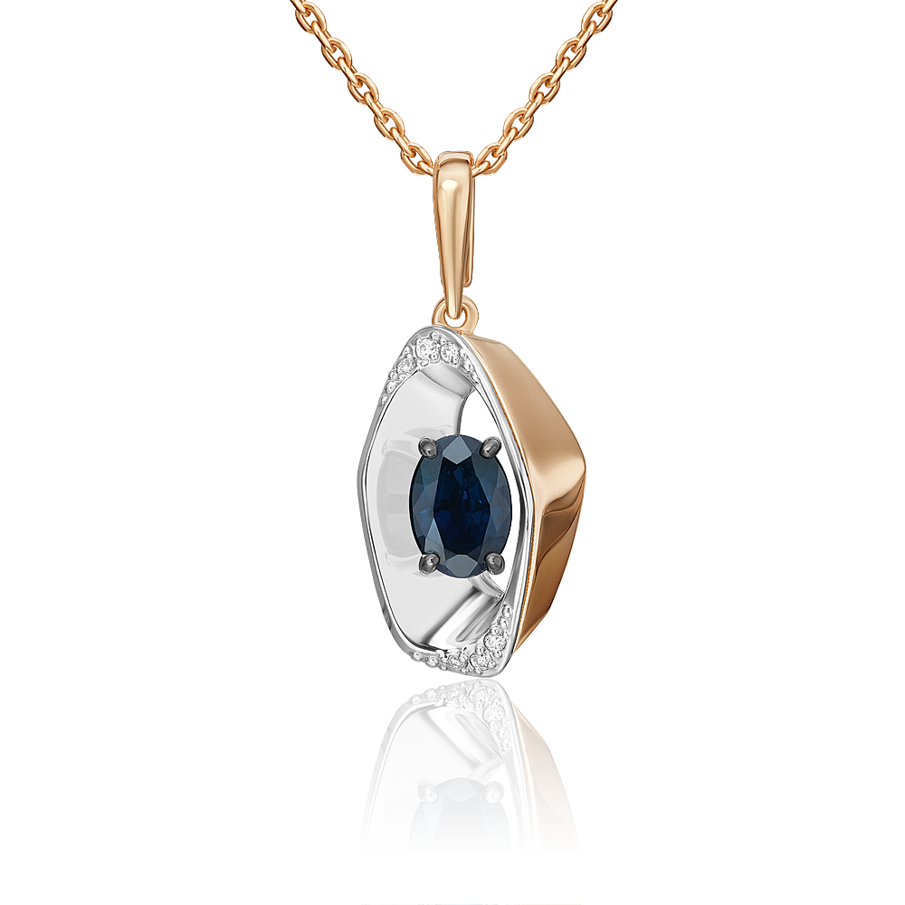 Кулон из красного/белого золота PLATINA jewelry 03-3458-00-105-1111, сапфир/бриллиант, 03-3458-00-105-1111
Кулон из красного/белого золота PLATINA jewelry 03-3458-00-105-1111, сапфир/бриллиант, 03-3458-00-105-1111
