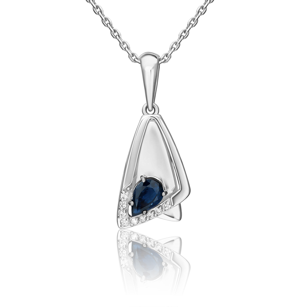 Кулон из белого золота PLATINA jewelry 03-3459-00-105-1120, сапфир/бриллиант, 03-3459-00-105-1120
Кулон из белого золота PLATINA jewelry 03-3459-00-105-1120, сапфир/бриллиант, 03-3459-00-105-1120