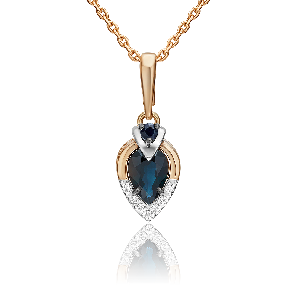 Кулон из красного/белого золота PLATINA jewelry 03-3461-00-105-1111, сапфир/бриллиант, 03-3461-00-105-1111
Кулон из красного/белого золота PLATINA jewelry 03-3461-00-105-1111, сапфир/бриллиант, 03-3461-00-105-1111
