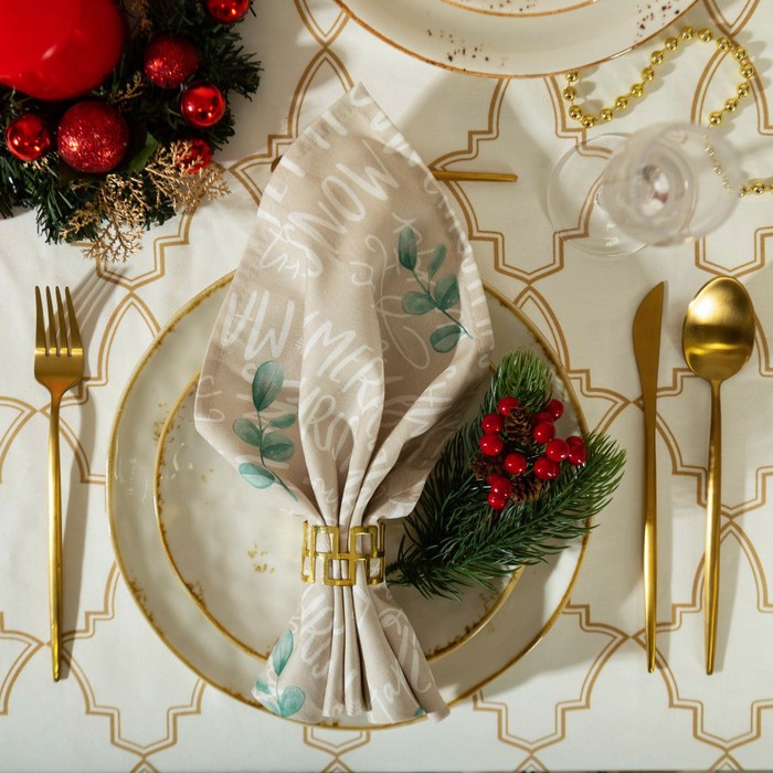 Набор салфеток Этель "Beautiful Сhristmas" 46х46 см - 4шт., 100% хлопок, саржа 190 г/м2
Набор салфеток Этель "Beautiful Сhristmas" 46х46 см - 4шт., 100% хлопок, саржа 190 г/м2