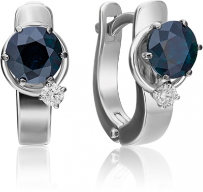 Серьги из белого золота с сапфиром/бриллиантом PLATINA jewelry 02-4244-00-105-1120-30, 02-4244-00-105-1120-30
Серьги из белого золота с сапфиром/бриллиантом PLATINA jewelry 02-4244-00-105-1120-30, 02-4244-00-105-1120-30