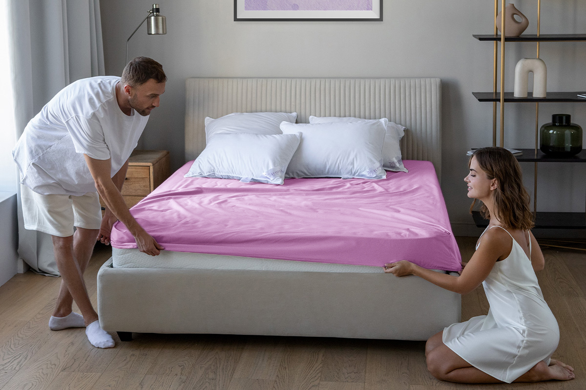 Простыня натяжная на резинке 200x200x20 Ecotex Трикотажная, 100% хлопок, сиреневый, Трикотажная ПРТ
Простыня натяжная на резинке 200x200x20 Ecotex Трикотажная, 100% хлопок, сиреневый, Трикотажная ПРТ