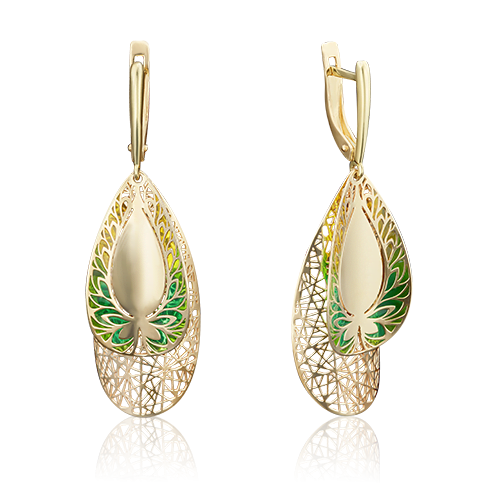 Серьги из желтого золота с эмалью PLATINA jewelry 02-3781-00-000-1130-48, 02-3781-00-000-1130-48
Серьги из желтого золота с эмалью PLATINA jewelry 02-3781-00-000-1130-48, 02-3781-00-000-1130-48