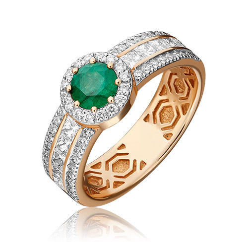 Кольцо из золота с изумрудом/бриллиантом р. 17 PLATINA jewelry 01-1329-00-106-1110-30, 01-1329-00-106-1110-30
Кольцо из золота с изумрудом/бриллиантом р. 17 PLATINA jewelry 01-1329-00-106-1110-30, 01-1329-00-106-1110-30