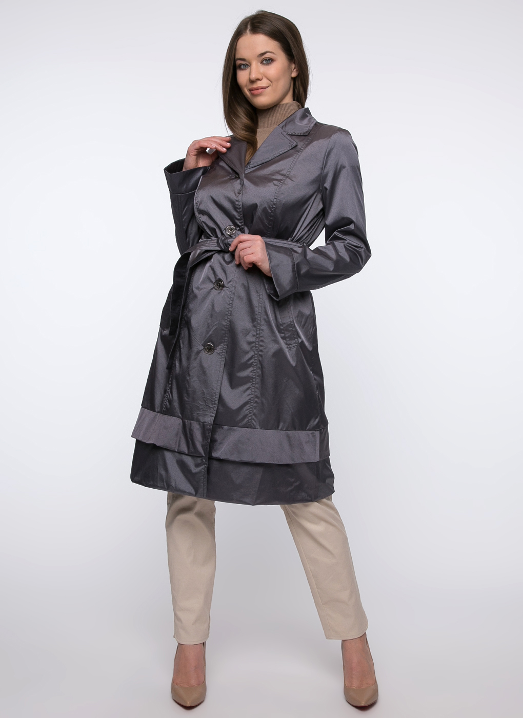 Плащ женский Каляев 38240 серый 42 RU, 38240
Плащ женский Каляев 38240 серый 42 RU, 38240
