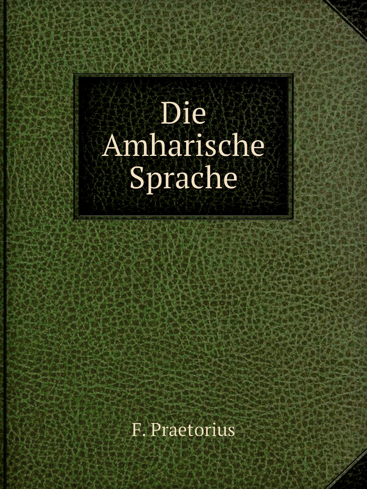 Die Amharische Sprache
Die Amharische Sprache