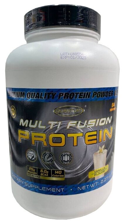 фото Многокомпонентный протеин quantum nutraceuticals multi fusion protein 2270 г, ваниль
