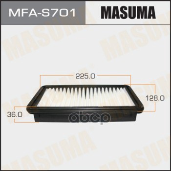 MASUMA MFAS701 Воздушный фильтр A-980 MASUMA SUZUKI/ SX4/ YA11S, YB11S, YC11S 06- (1/40)
MASUMA MFAS701 Воздушный фильтр A-980 MASUMA SUZUKI/ SX4/ YA11S, YB11S, YC11S 06- (1/40)