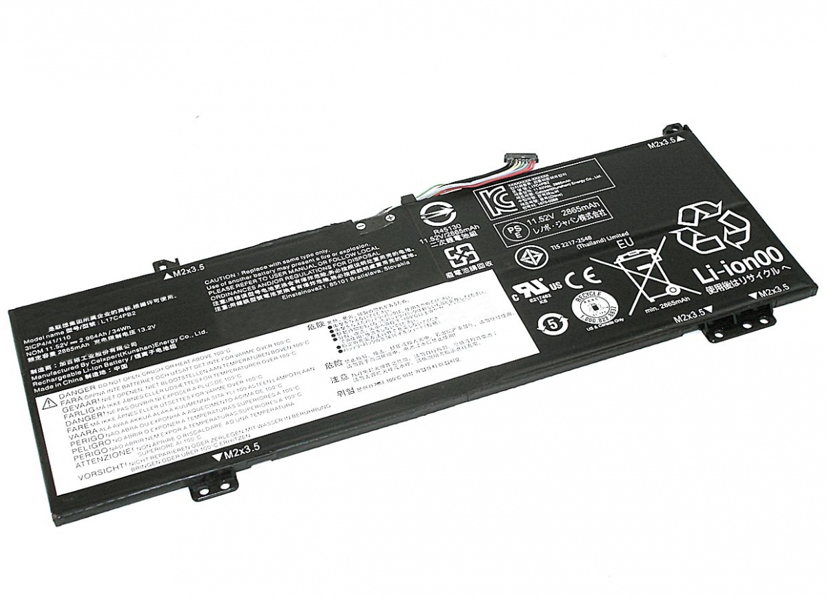 Аккумулятор OEM L17M4PB2 для Lenovo IdeaPad 530S-14IKB Series, p/n: L17C4PB2, 11.52V, L17M4PB2 для Lenovo IdeaPad 530S-14IKB Series, p/n: L17C4PB2
Аккумулятор OEM L17M4PB2 для Lenovo IdeaPad 530S-14IKB Series, p/n: L17C4PB2, 11.52V, L17M4PB2 для Lenovo IdeaPad 530S-14IKB Series, p/n: L17C4PB2