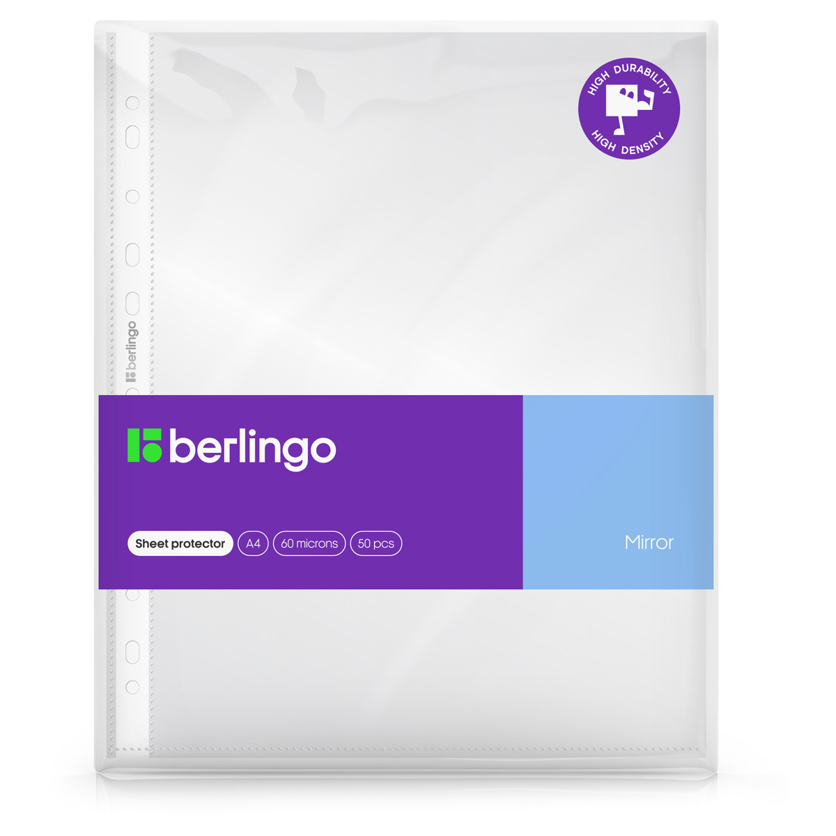 Папка-вкладыш с перфорацией Berlingo "Mirror", А4, 60мкм, глянцевая, в пакете, (50шт.)
Папка-вкладыш с перфорацией Berlingo "Mirror", А4, 60мкм, глянцевая, в пакете, (50шт.)