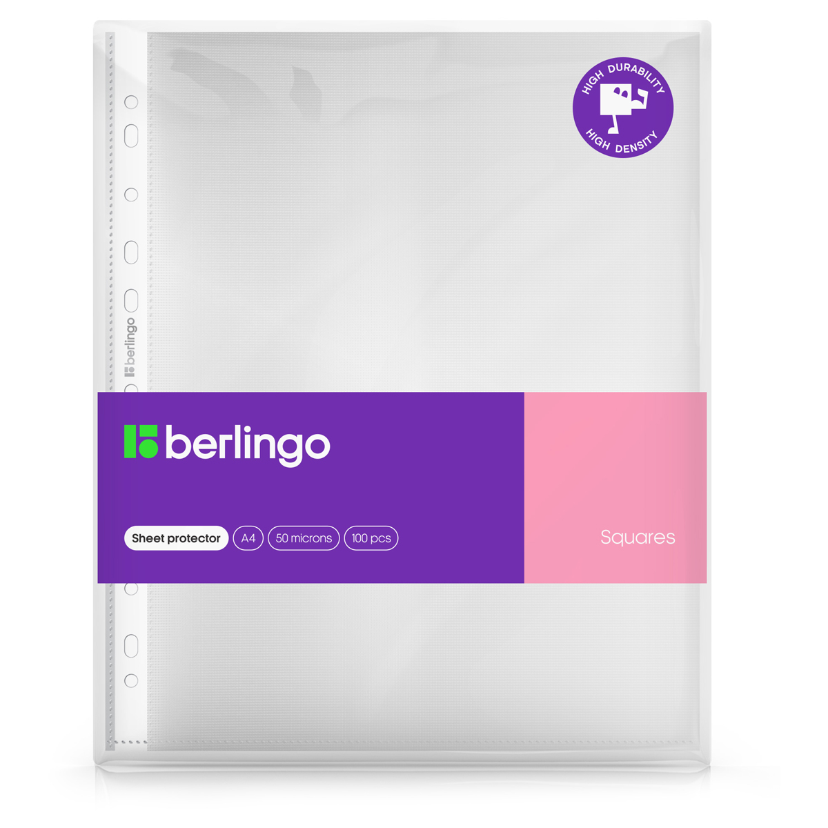 Папка-вкладыш с перфорацией Berlingo "Squares", А4, 50мкм, перфорированная текстура, ма
Папка-вкладыш с перфорацией Berlingo "Squares", А4, 50мкм, перфорированная текстура, ма