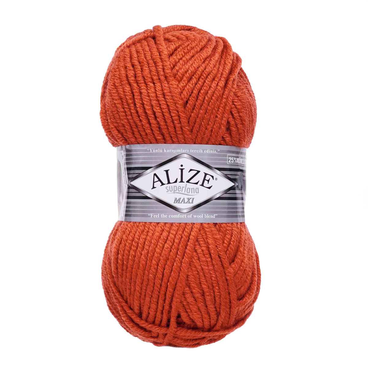 Пряжа для вязания ALIZE Superlana maxi, 100г, 100м, ТУ (456 кирпично-красный), 5 мотков
Пряжа для вязания ALIZE Superlana maxi, 100г, 100м, ТУ (456 кирпично-красный), 5 мотков