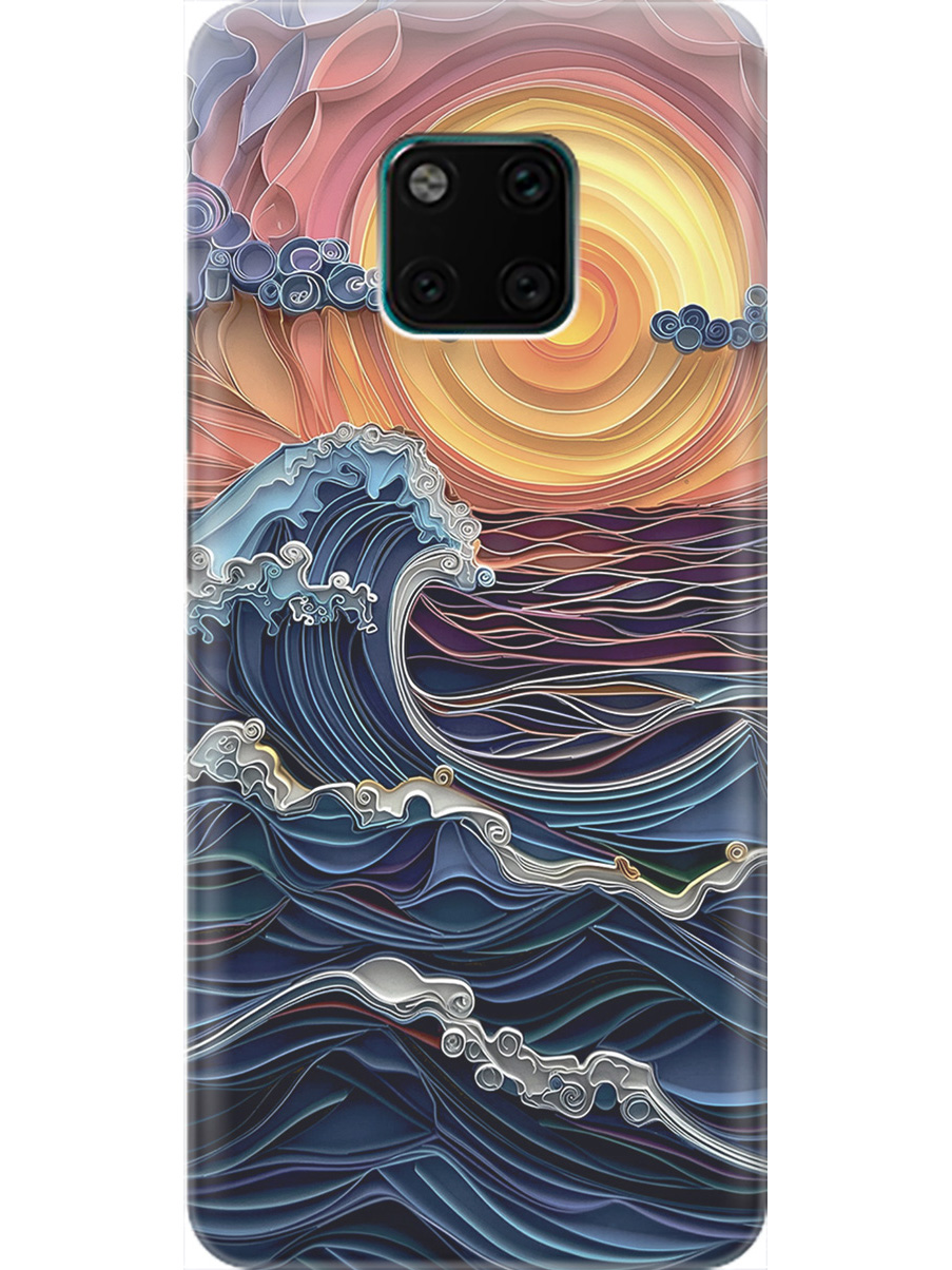 Силиконовый чехол на Huawei Mate 20 Pro с принтом "Волны на закате", Прозрачный;оранжевый;синий, 719630010
Силиконовый чехол на Huawei Mate 20 Pro с принтом "Волны на закате", Прозрачный;оранжевый;синий, 719630010