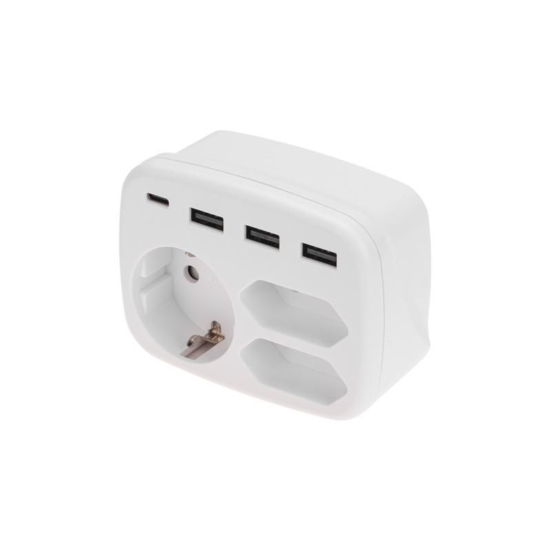 Тройник электрический 16А с/з+2х2.5А+3хUSB-A 2.4А+USB Type-C 3А бел. Rexant 11-1250, Белый
Тройник электрический 16А с/з+2х2.5А+3хUSB-A 2.4А+USB Type-C 3А бел. Rexant 11-1250, Белый