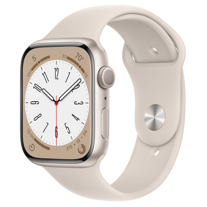 Смарт-часы Apple Watch Series 8 45mm Starlight Aluminium (ремешок S/M), Watch Series 8
Смарт-часы Apple Watch Series 8 45mm Starlight Aluminium (ремешок S/M), Watch Series 8