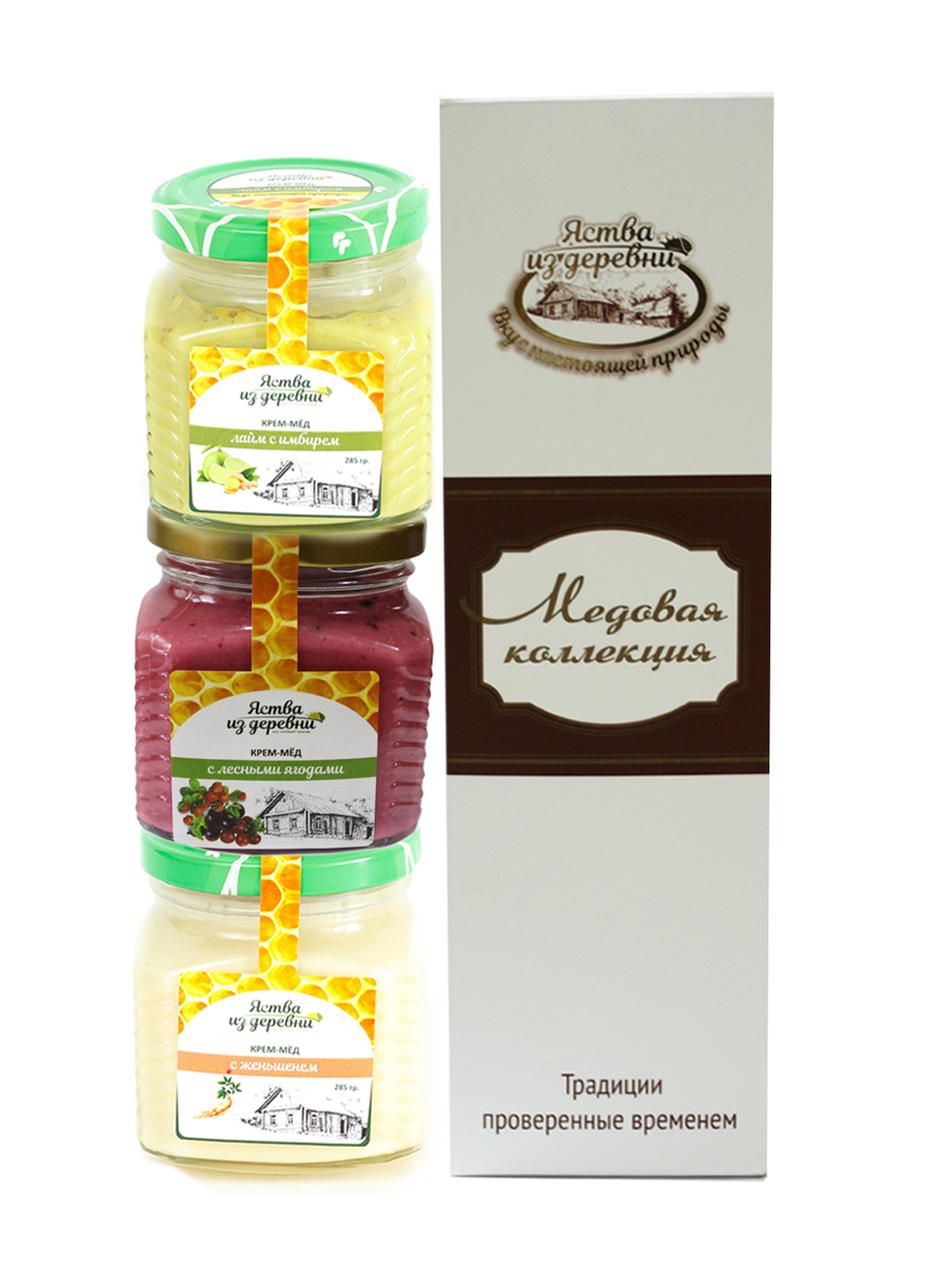 Медовая коллекция Яства из деревни № 20 - 3шт с лесной ягодой; лайм с имбирем; с женьшенем, Медовая коллекция № 20 - 3 шт (крем-мед с лесной ягодой; крем-мед лайм с имбирем; крем-мед с женьшенем)
Медовая коллекция Яства из деревни № 20 - 3шт с лесной ягодой; лайм с имбирем; с женьшенем, Медовая коллекция № 20 - 3 шт (крем-мед с лесной ягодой; крем-мед лайм с имбирем; крем-мед с женьшенем)