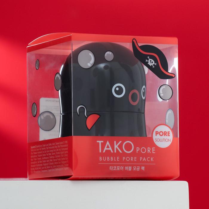 Пузырьковая маска TONYMOLY Tako Pore Bubble Pore Pack для проблемной кожи лица, 65 г
Пузырьковая маска TONYMOLY Tako Pore Bubble Pore Pack для проблемной кожи лица, 65 г