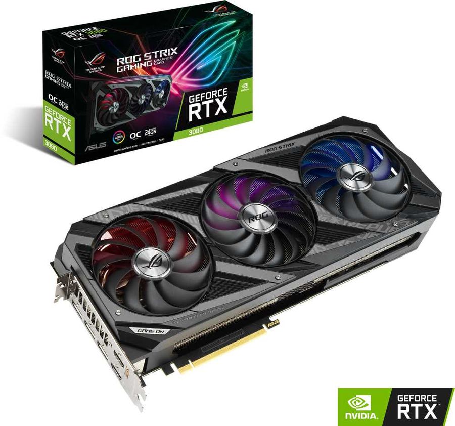 Видеокарта ASUS ROG Strix GeForce RTX 3090 GAMING (ROG-STRIX-RTX3090-24G-GAMING)
Видеокарта ASUS ROG Strix GeForce RTX 3090 GAMING (ROG-STRIX-RTX3090-24G-GAMING)